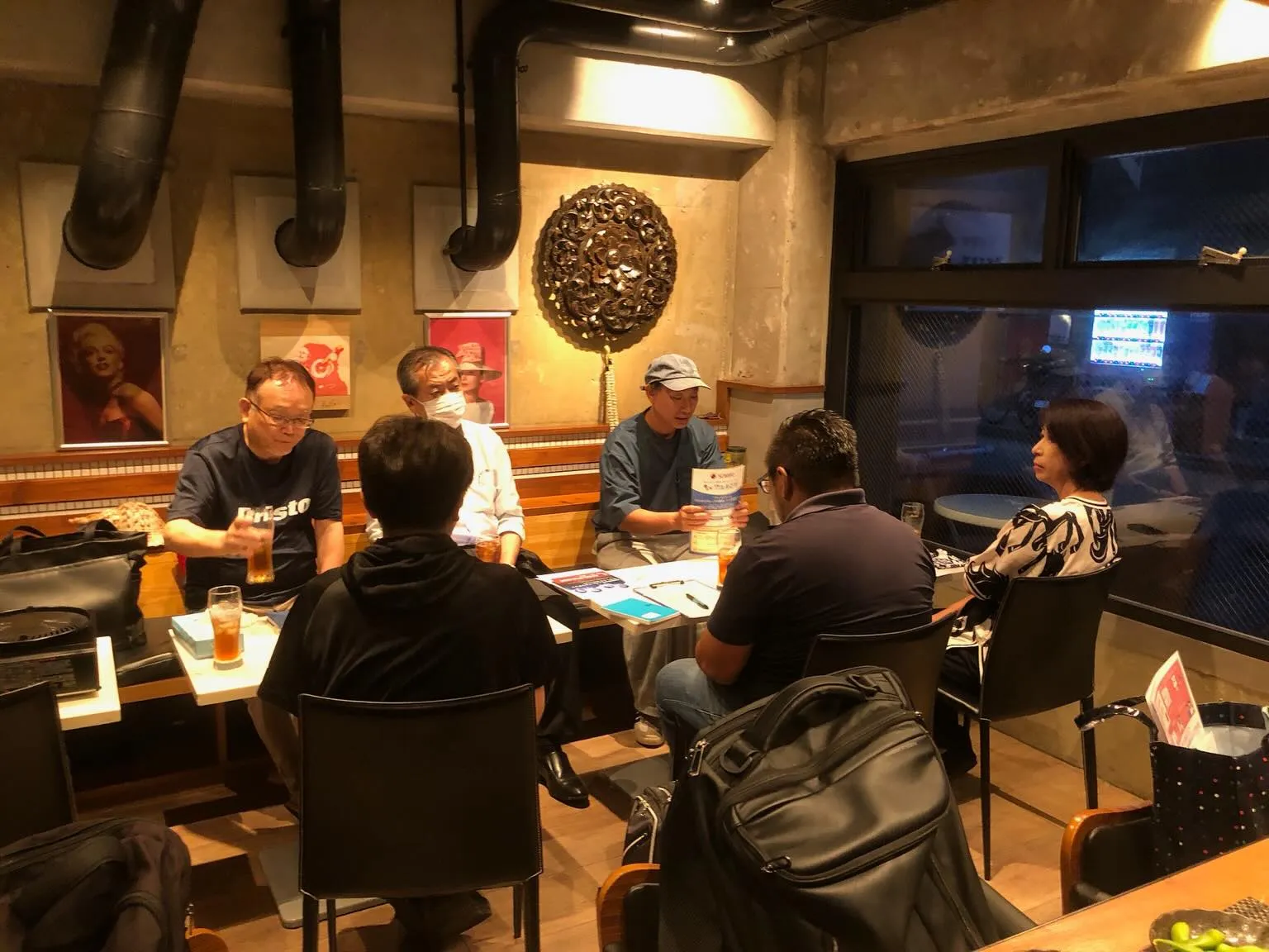 8月18日に久しぶりにBNIの班ミーティング&懇親会を開いて...